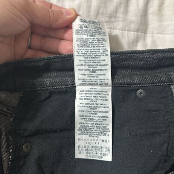 GUESS 38 x 32 Men’s Del Mar Slim Straight Fit Black Jeans - Picture 14 of 16